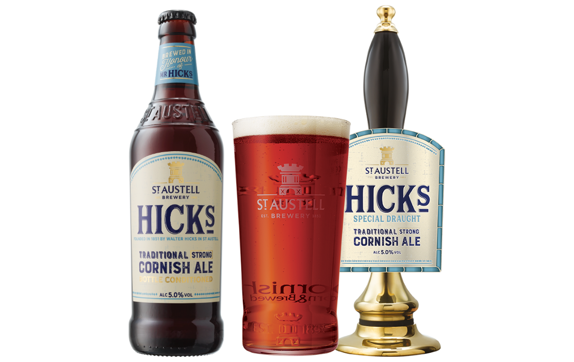 Hicks Bottle, Pint and Cask