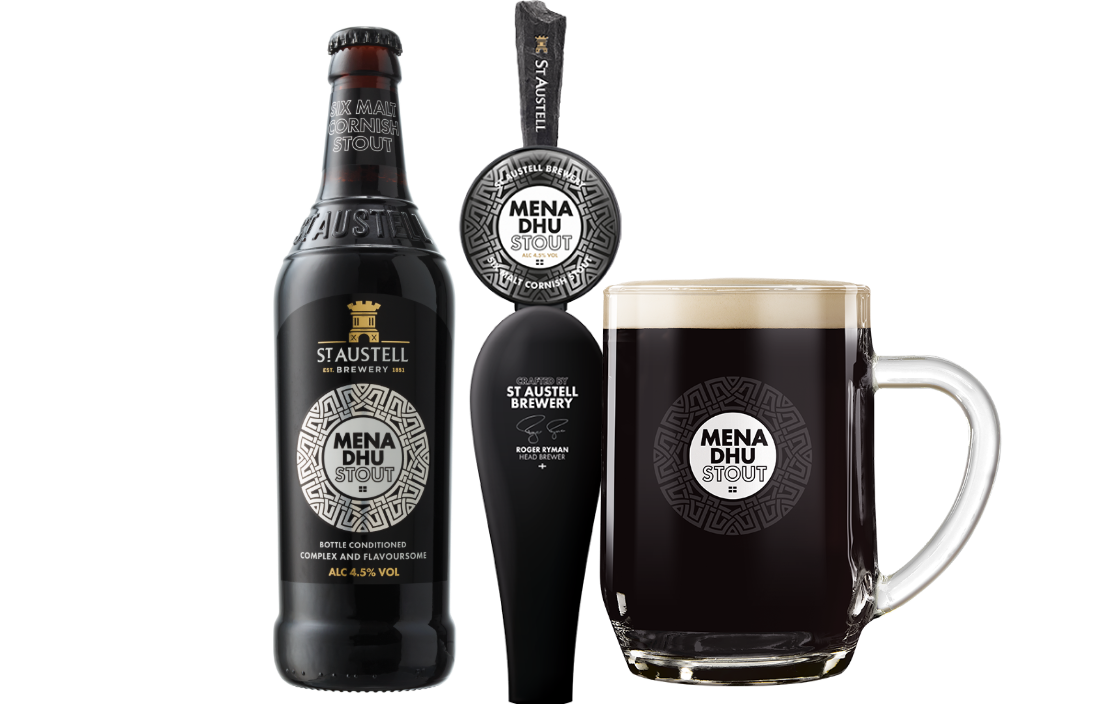Mena Dhu Bottle, Keg and Pint