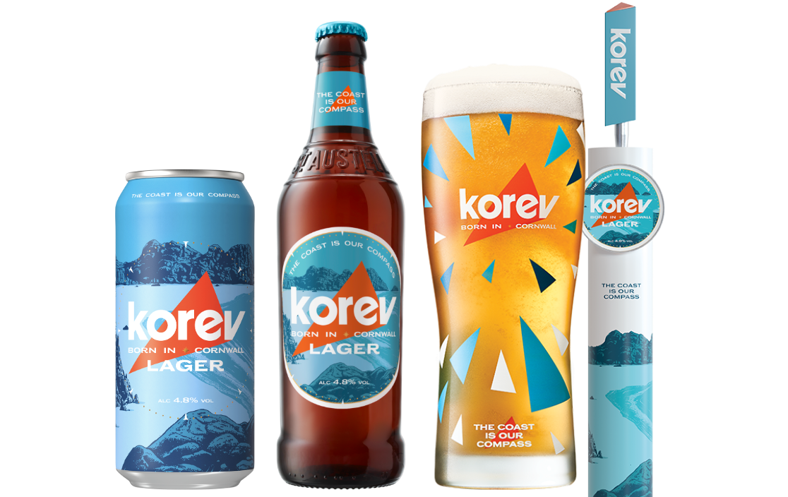 korev Can, Bottle, Pint and Keg
