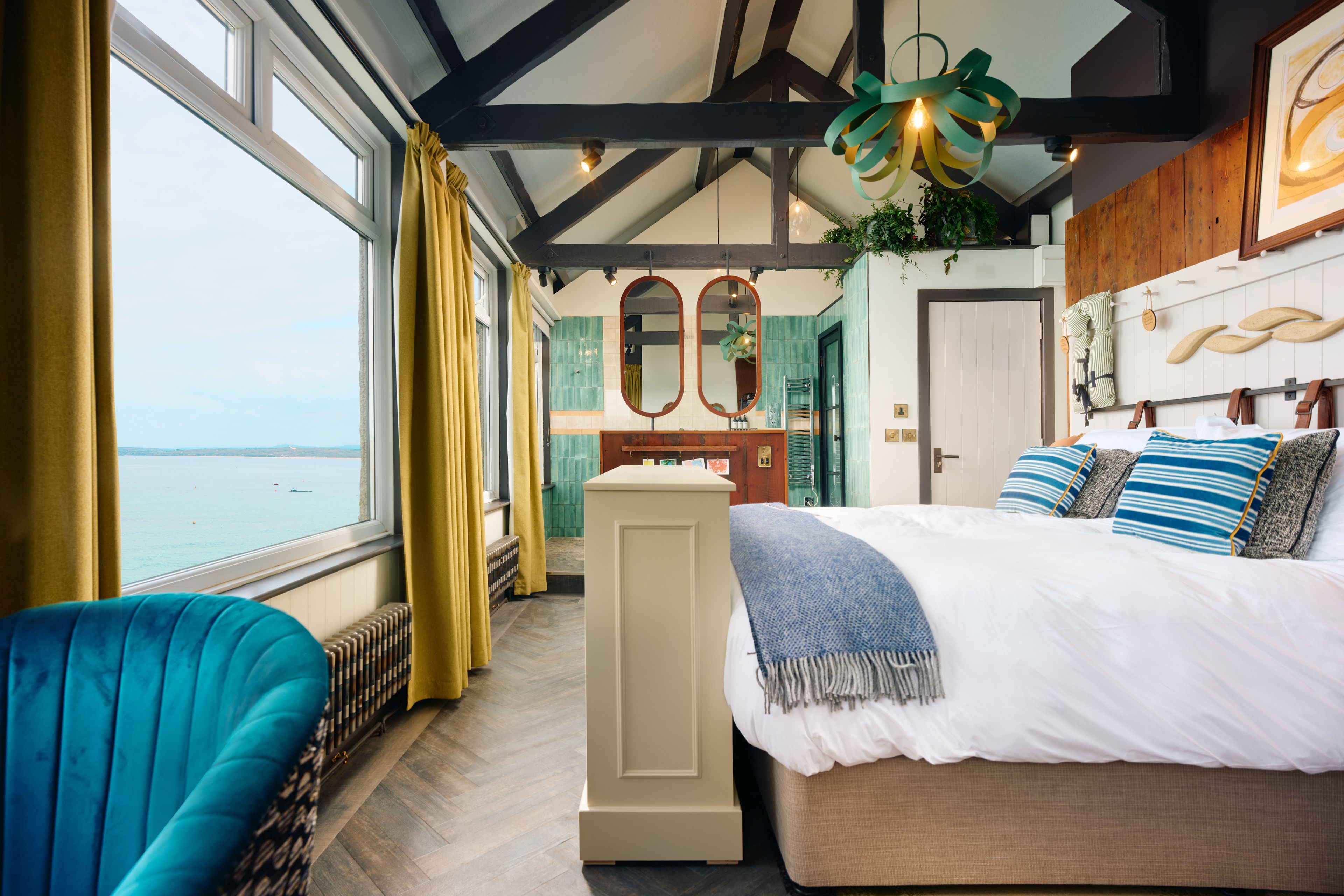 Bedroom at the Pedn Olva